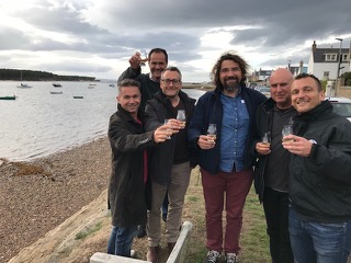 The guys from the French Riviera Whisky Club on a two day tour