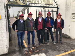 Swiss group of friends in suitable attire !